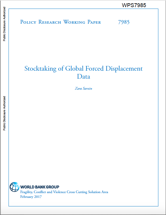 World Bank: Stocktaking of Forced Displacement Data (2017)