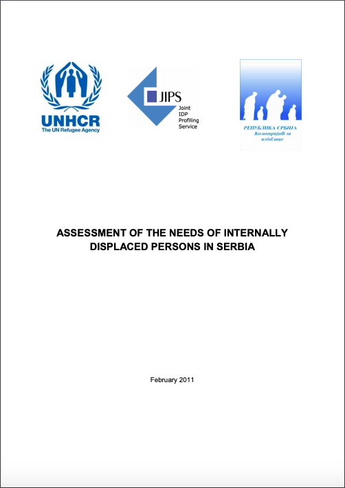 Assessment of the Needs of Internally Displaced Persons in Serbia (2011)